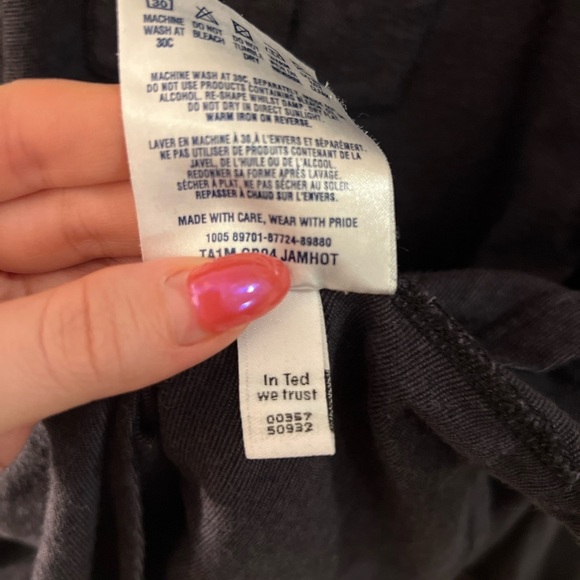 Ted Baker Men's Dark Gray Long Sleeve Shirt 4/L - Picture 10 of 14